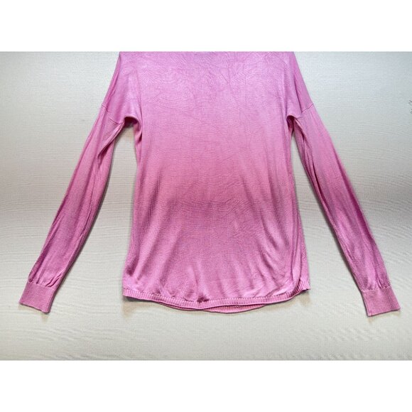 Duffield Lane Womens Knitted Pullover Sweater Size S Pink Bicycle Lightweight - Picture 9 of 9